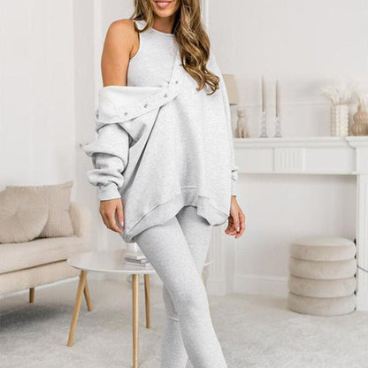 Maya High-Waist Cozy Set