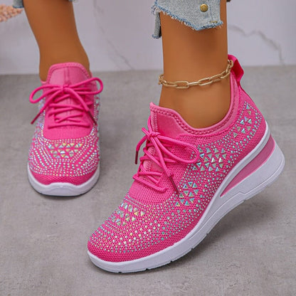 Sienna Shine Knit Sneaker