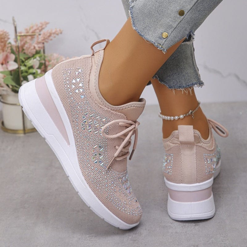Sienna Shine Knit Sneaker