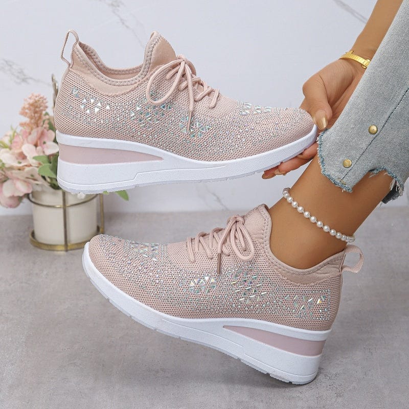 Sienna Shine Knit Sneaker