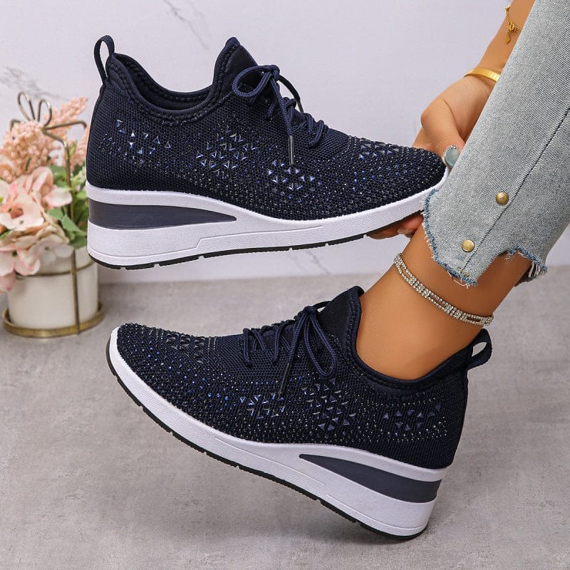 Sienna Shine Knit Sneaker