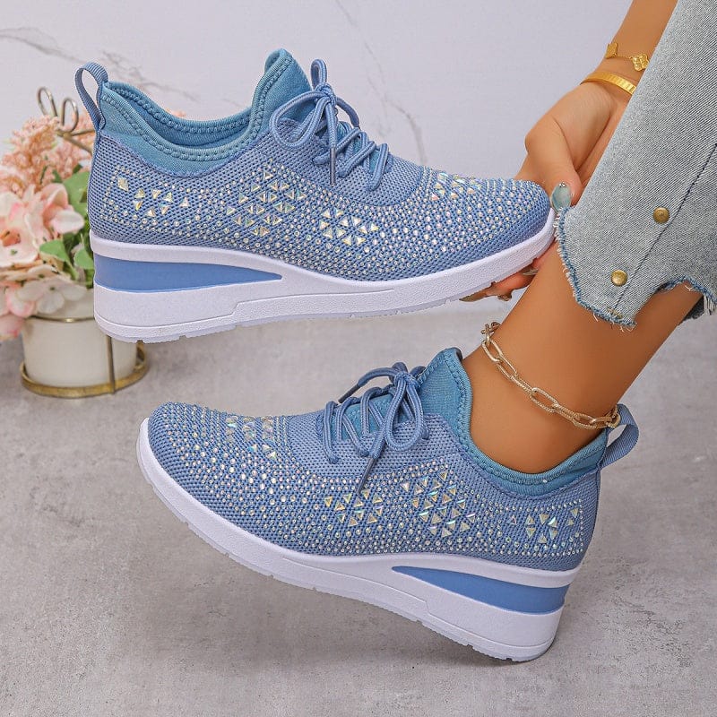 Sienna Shine Knit Sneaker