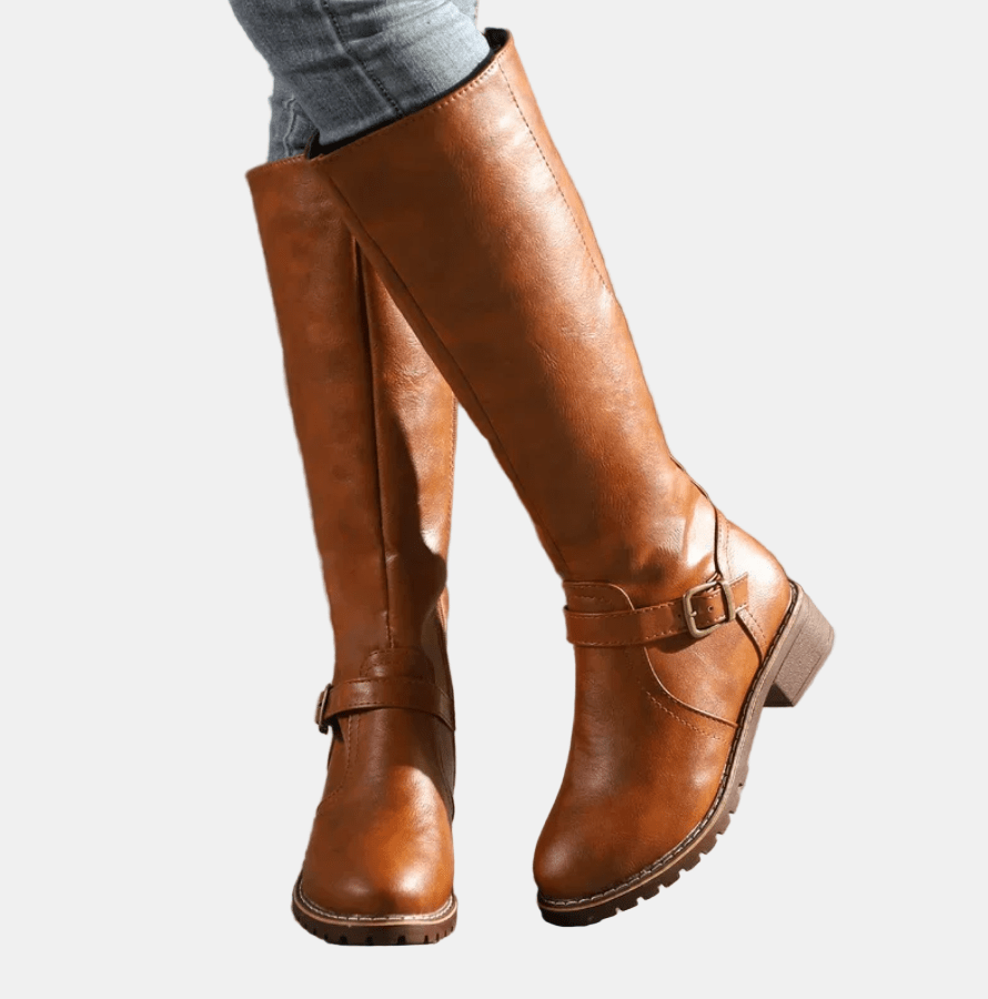 Chloe Sleek Zip-Up Boots