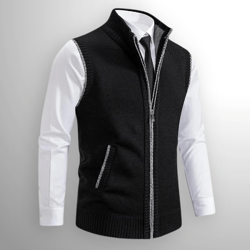 Harlan Marled Zip Gilet