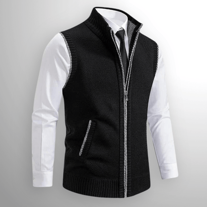 Harlan Marled Zip Gilet