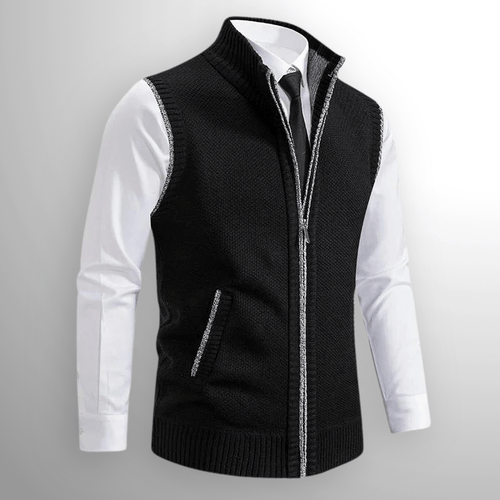 Harlan Marled Zip Gilet