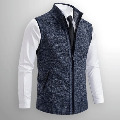 Harlan Marled Zip Gilet