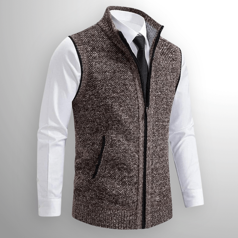 Harlan Marled Zip Gilet