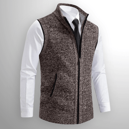Harlan Marled Zip Gilet