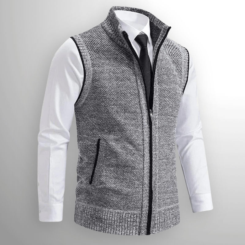 Harlan Marled Zip Gilet