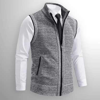 Harlan Marled Zip Gilet