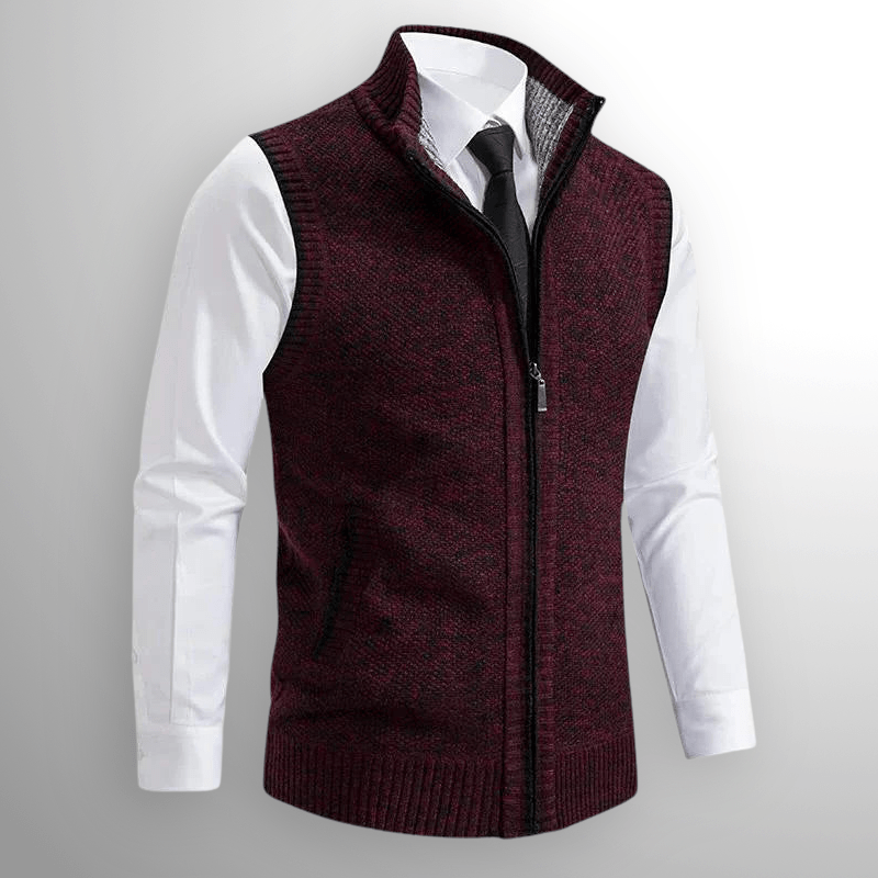 Harlan Marled Zip Gilet