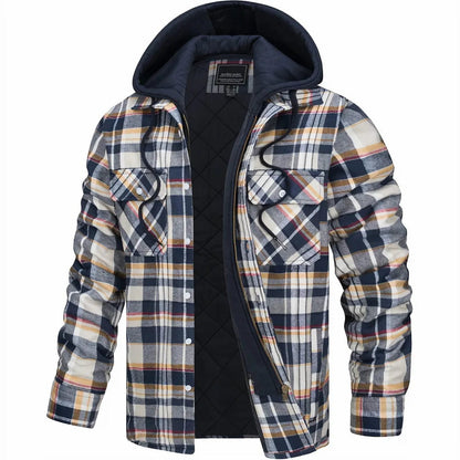 Knox Hooded Plaid Jacket
