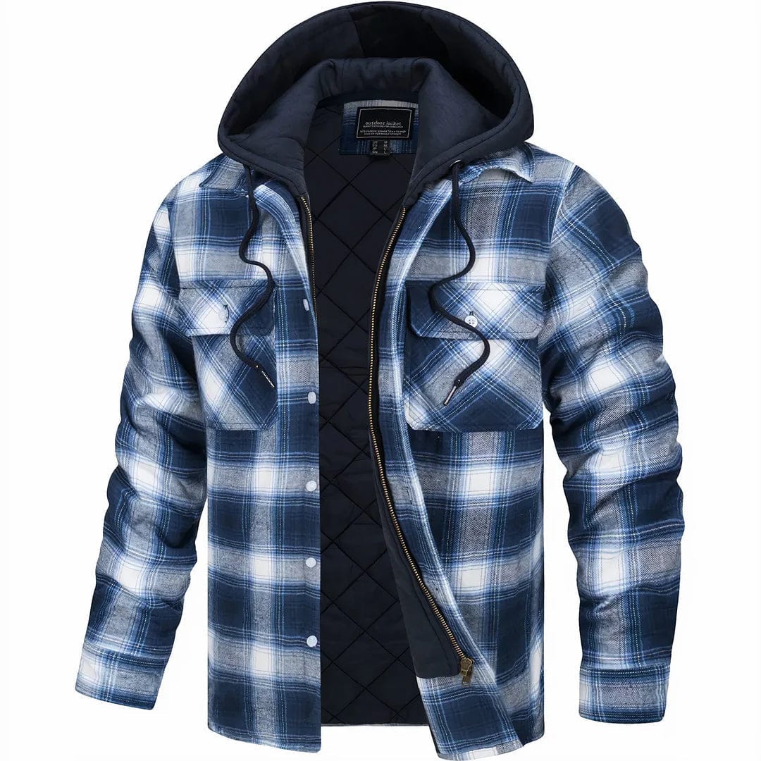 Knox Hooded Plaid Jacket