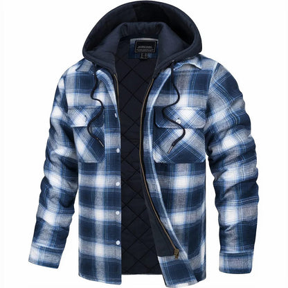 Knox Hooded Plaid Jacket