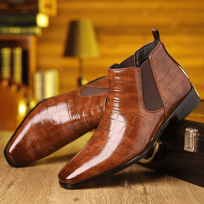 Levi Croc-Side Chelsea Boot